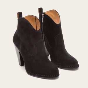 Frye Madeline Short Suede Booties